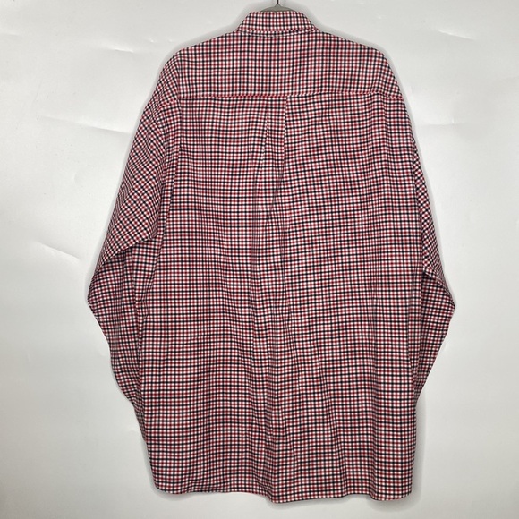 Cinch Men's Red & Blue Check Print Western Button Down Shirt Casual size XXL - Picture 9 of 9
